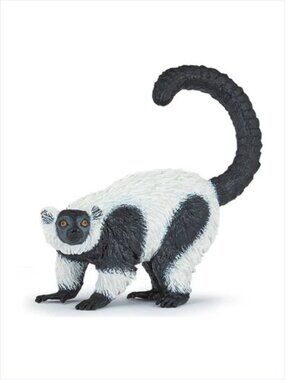 Papo Ruffed Lemur Animal Figurine New w/Tag Add-On Item Age 3+